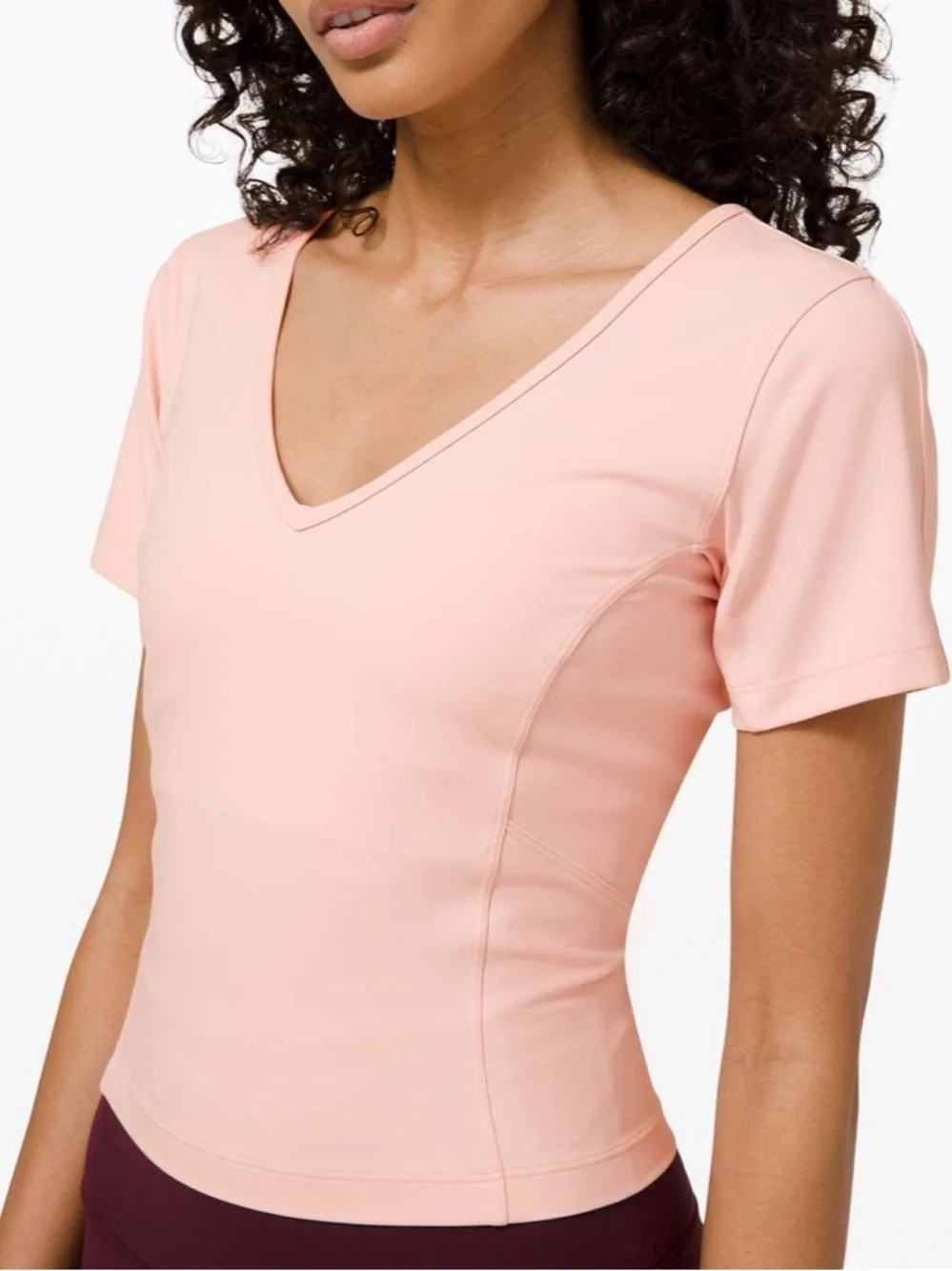 Lululemon Nulu Cropped Slim Yoga Short Sleeve